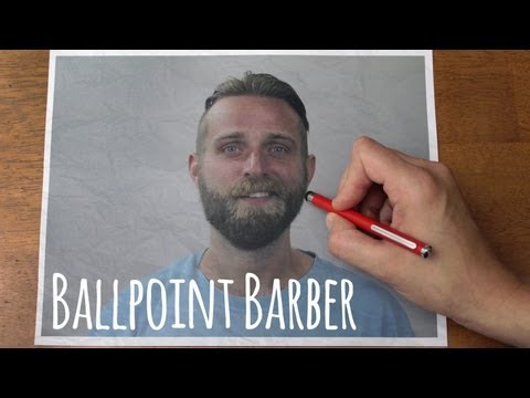 Ballpoint Barber- Stop-motion