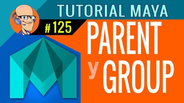 Agrupar y Emparentar (Parent y Group)  : Tutorial Autodesk Maya