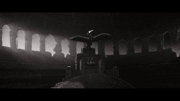 David Gilmour con vídeo clip animado.