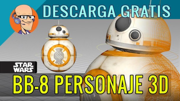 BB8 de STAR WARS para animación en 3D (Rig Autodesk Maya)