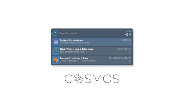 Cosmos para Autodesk MAYA : Busca y ejecuta