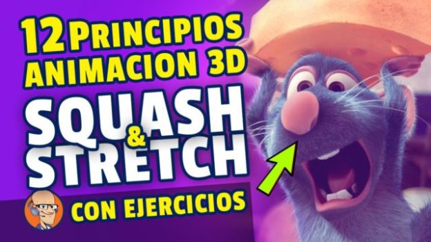 12 Principios de Animación 3D | Squash & Stretch  en Español