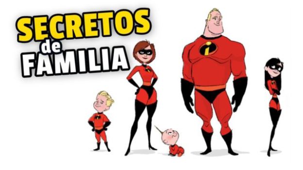 LOS INCREIBLES Curiosidades de Familia
