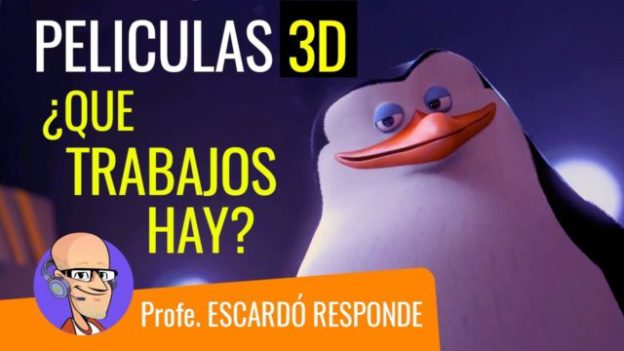 ¿Qué trabajos hay en una película Animada en 3D?